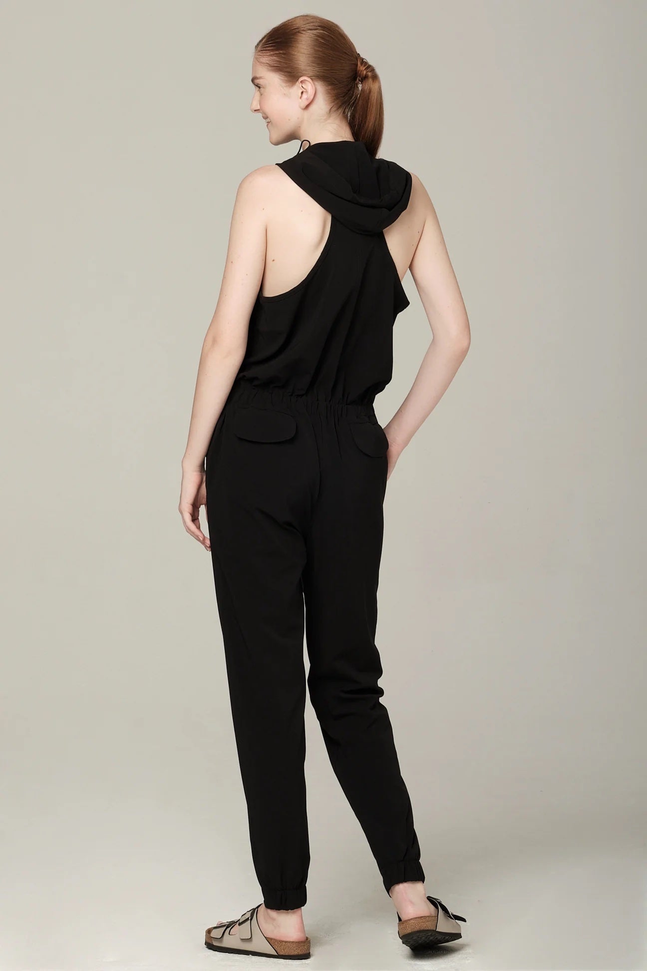 925 Fit Sunday Scaries Sleeveless Jumpsuit, Black