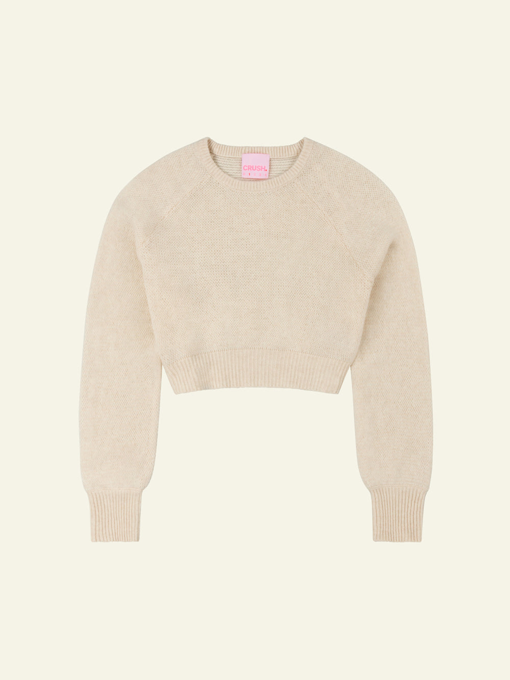 Crush Cashmere Gauzy Liana Crew, Cotton