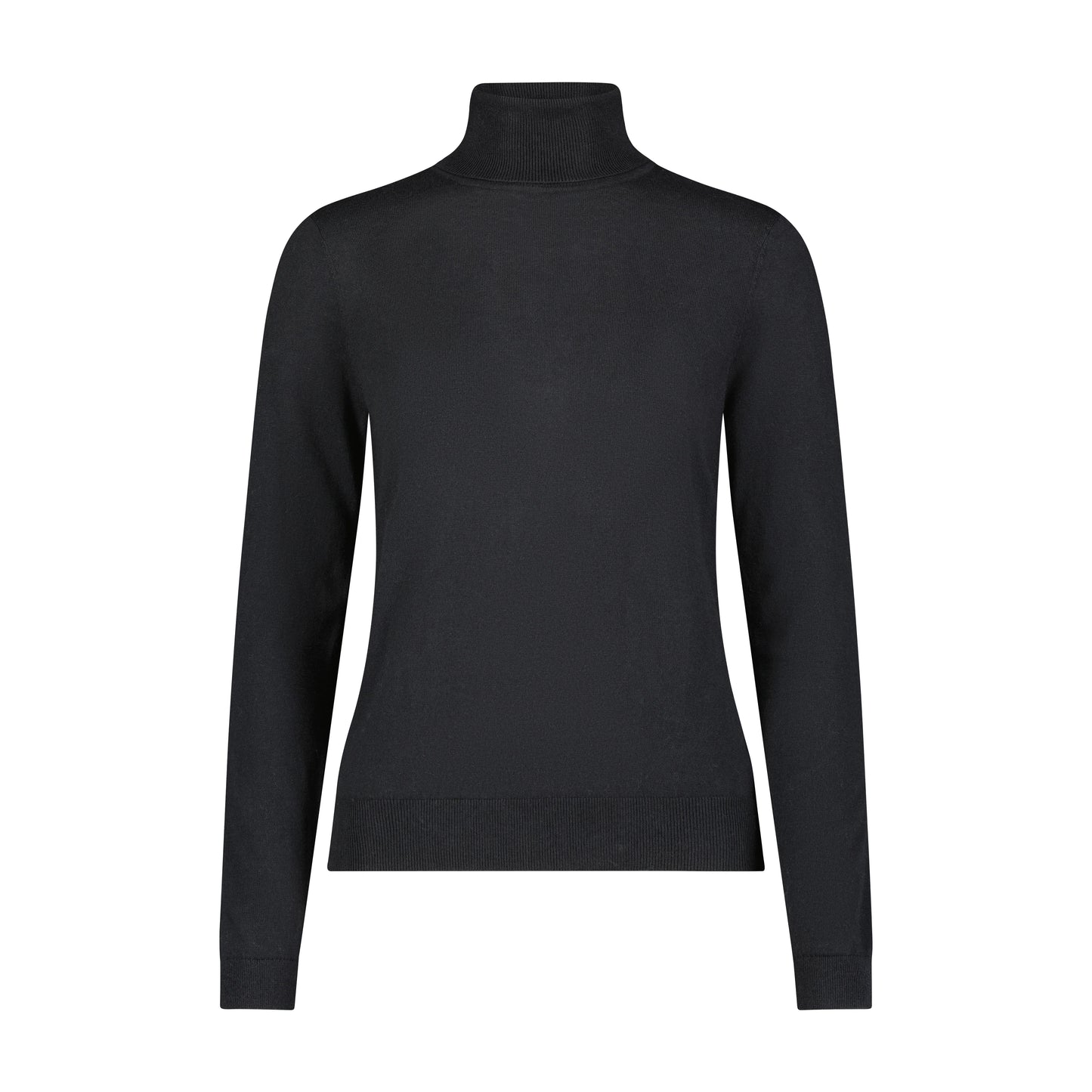 Supima Cotton/Cashmere Long Sleeve Turtleneck