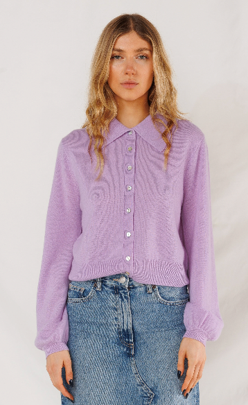Cashmere Piha Blouse, Amaranthine