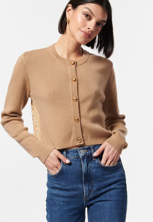 Cami NYC Aurla Cardigan Top, Caramel