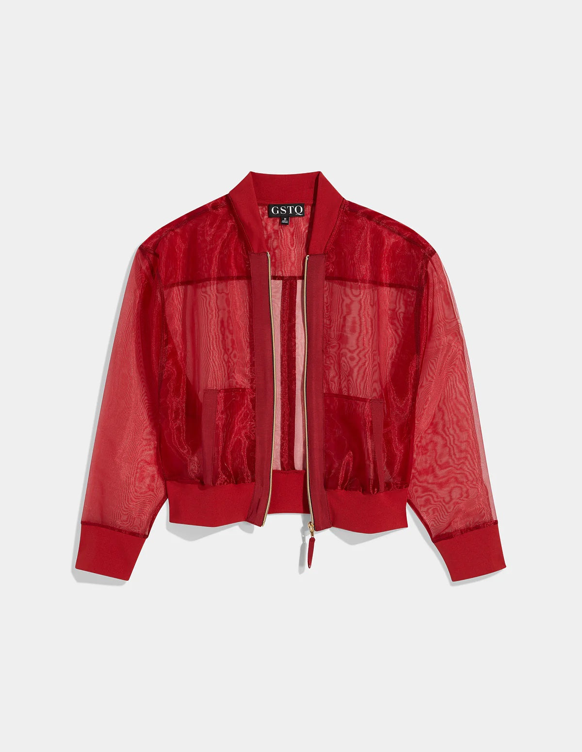GSTQ Sheer Bomber Jacket