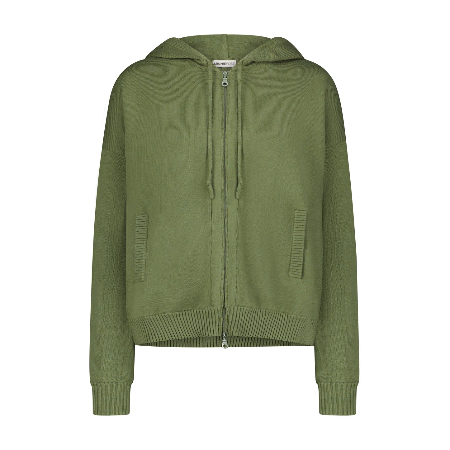 Minnie Rose Cashmere Oversized Zip Hoodie