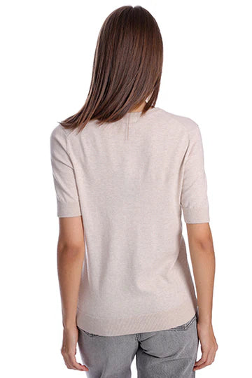 Supima Cotton Cash V Neck Tee